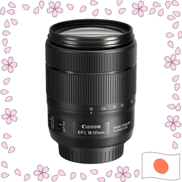 Canon EF-S 18-135mm f/3.5-5.6 IS USM Standard Zoom Lens for APS-C - USED【Directly shipped from Japan】