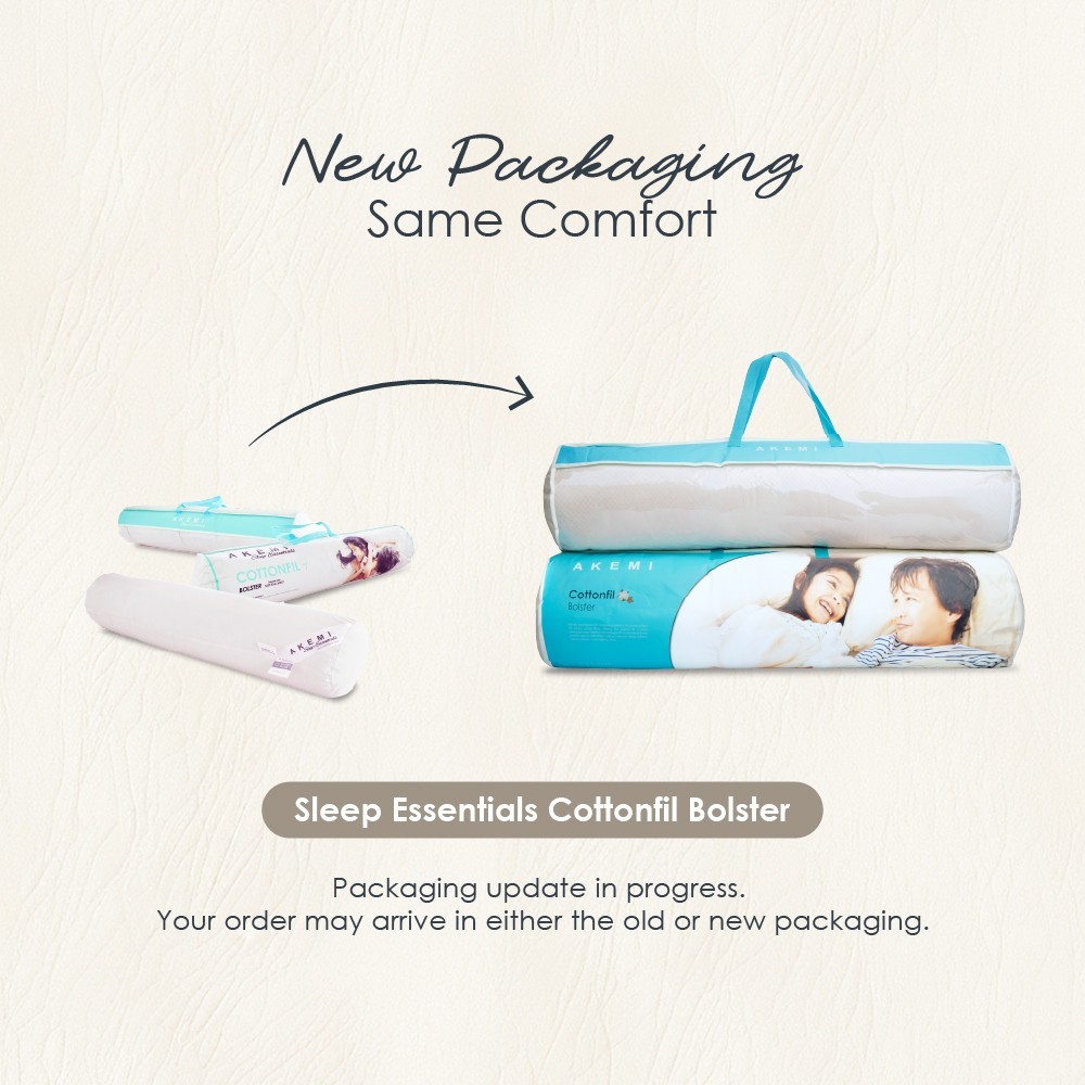 AKEMI Sleep Essentials Cottonfil Bolster