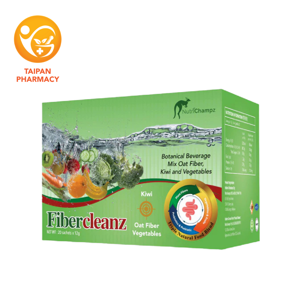 Nutrichampz FiberCleanz Botanical Beverage 20s [EXP: 11/2026]