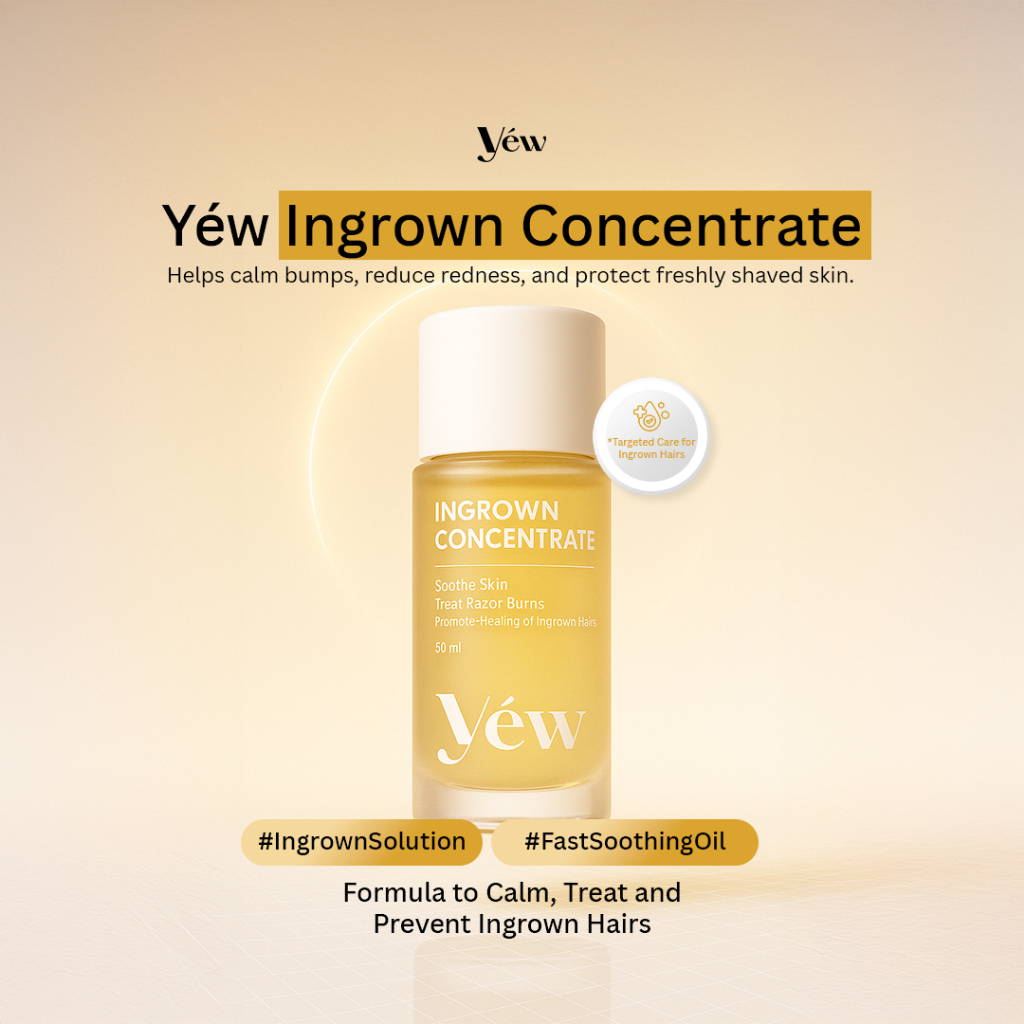 [BUY 1 FREE 1] Yéw Ingrown Hair Concentrate Oil - For banishing ingrown hairs, Best all natural after shave care oil