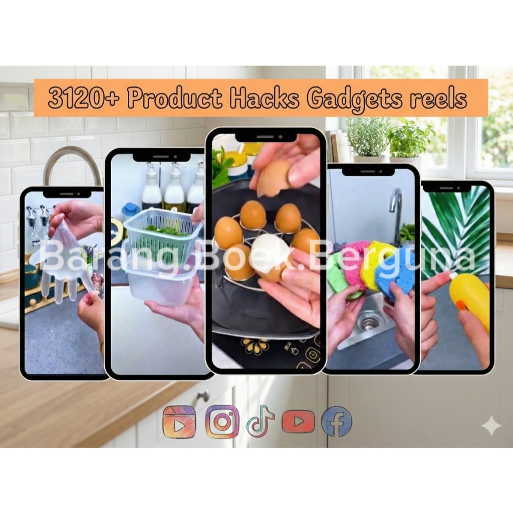 3000+ Useful Product Videos for Affiliate Marketing (Shopee/Tiktok), Social Media Post, Story, Reels Video Content