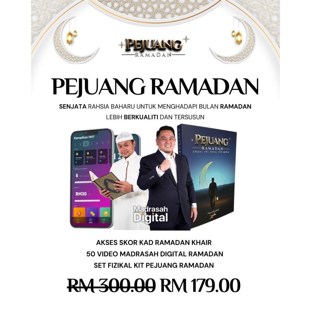 KIT SUPER PEJUANG -  50 video Madrasah Digital Ramadan + Feature  Skor Kad Ramadan Khair + Fizikal KIT Pejuang Ramadan