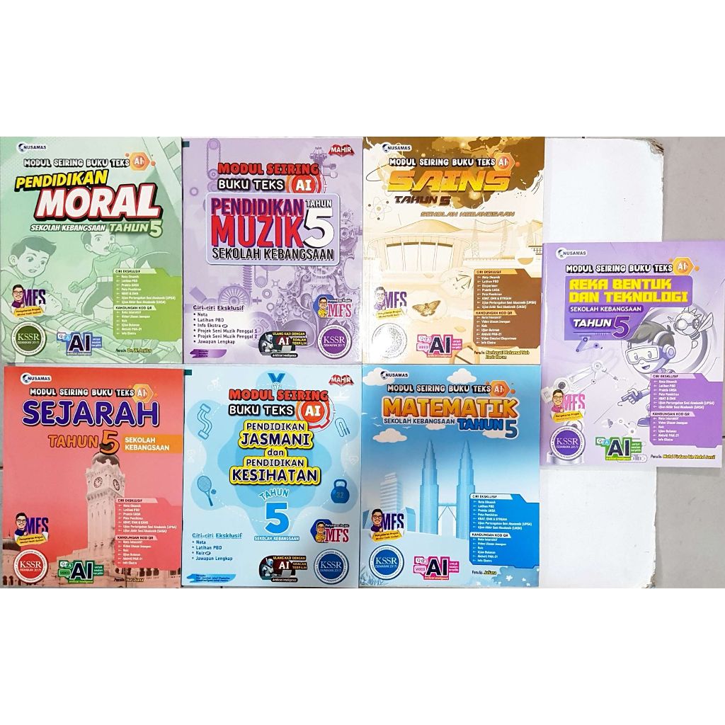 Modul Seiring Buku Teks AI . BUKAN BUKU TEKS . Tahun 5 . SK . NUSAMAS . { READY STOCK } H26
