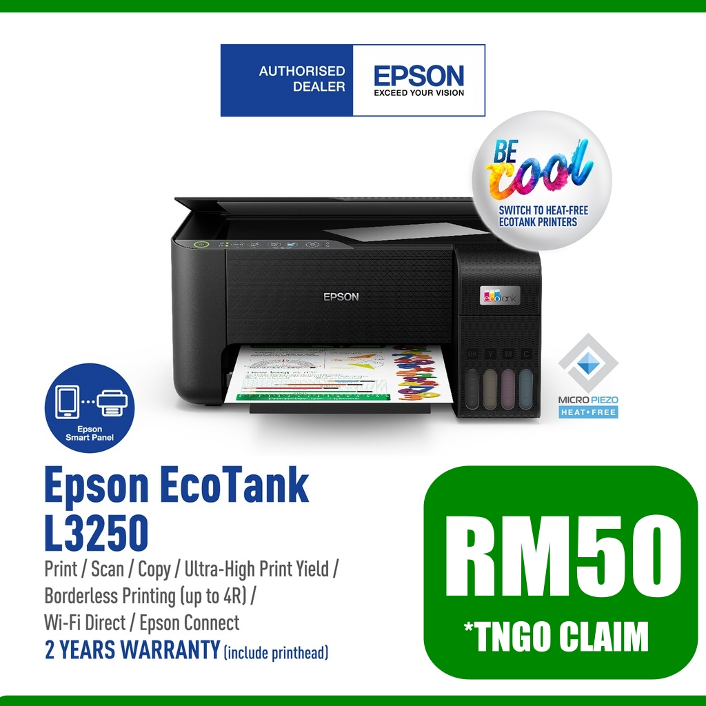EPSON L3256 L3210 L3250 M1120 L121 Wi-Fi All-in-One Ink Tank Printer  G2010 G3010