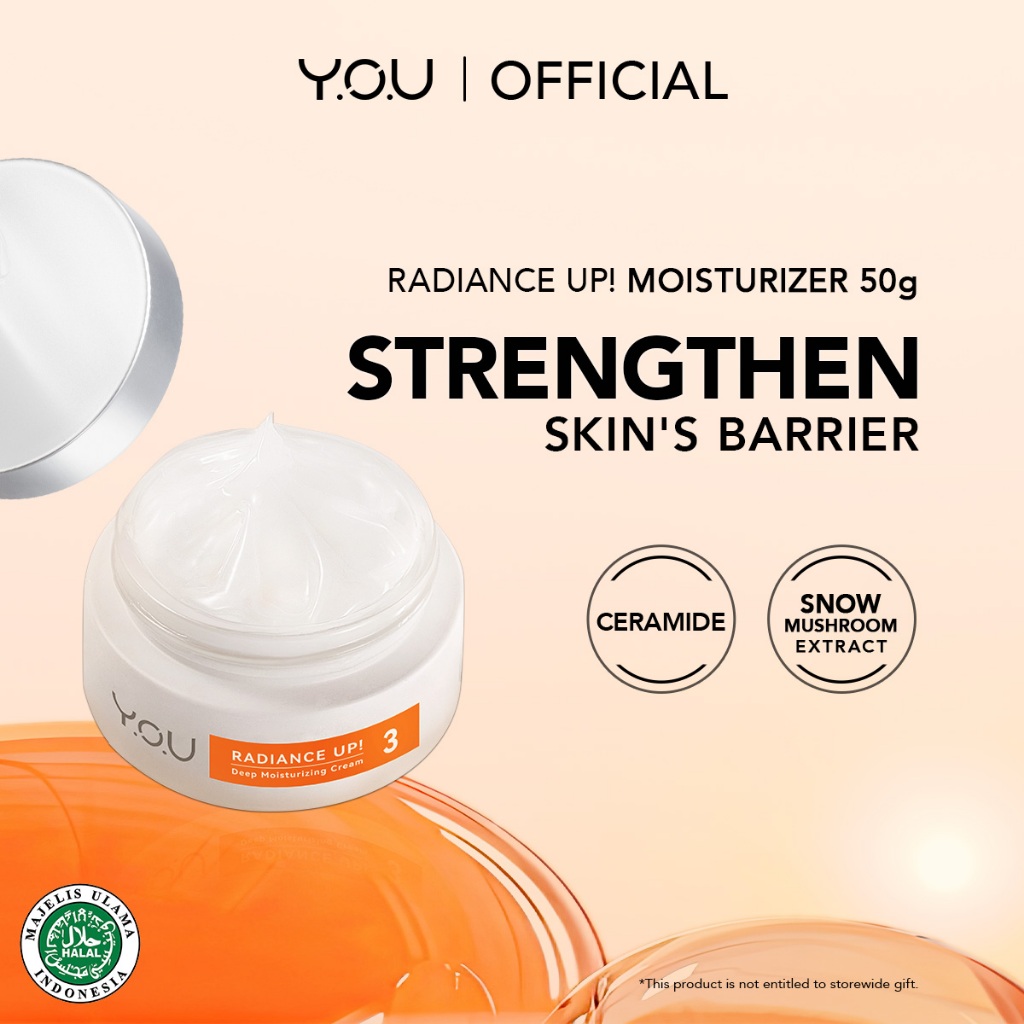 YOU Radiance Up! Deep Moisturizing Cream SymWhite 377 Ceramide Reduces Acne Scars and Dark Spots 50g