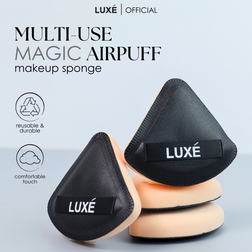 【LUXE MAGIC AIR PUFF】Luxe Magic Air Puff, Lembut, Ringan, Senang nak bawa untuk Travel