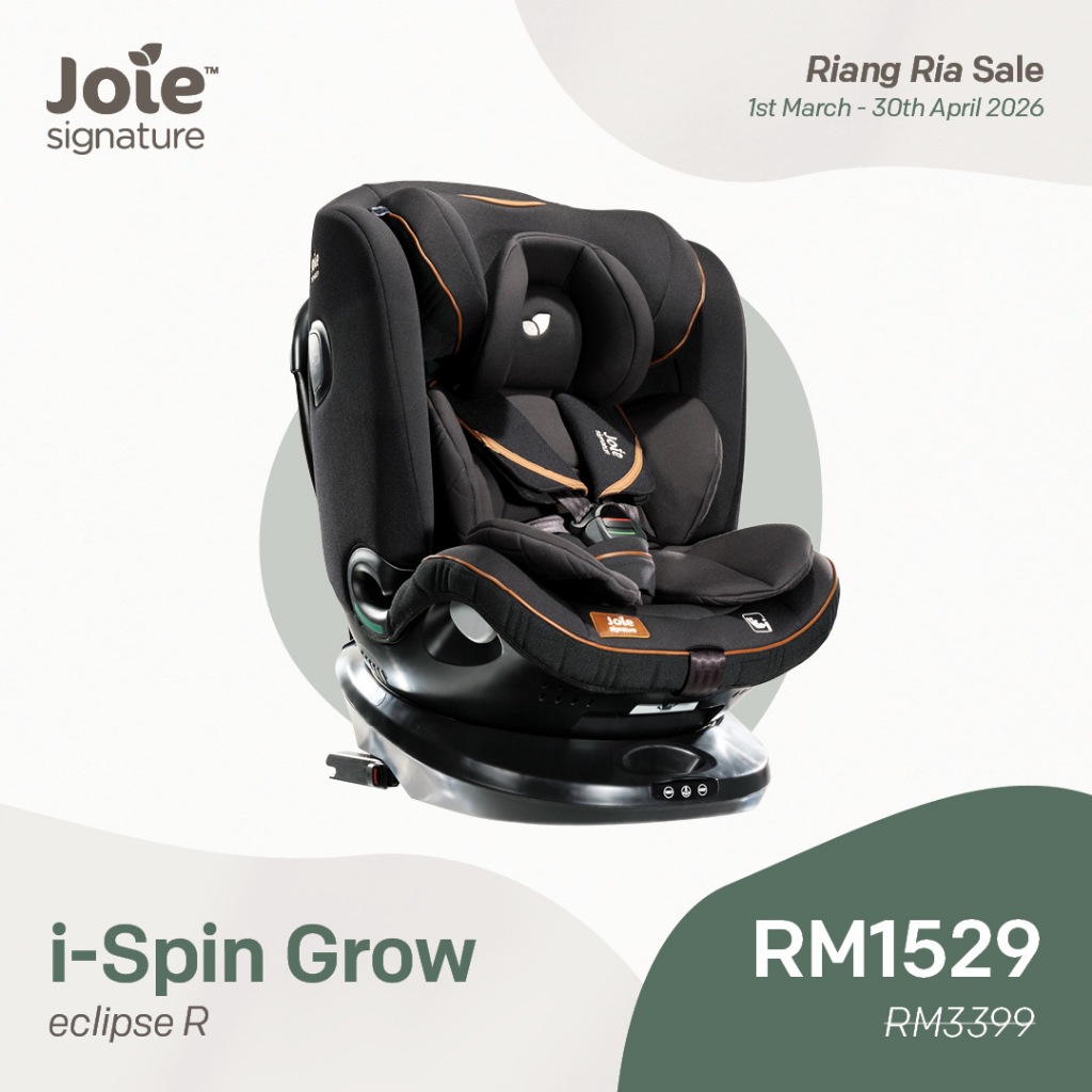 Joie Signature i-Spin Grow Spinning Car Seat | ISOFIX