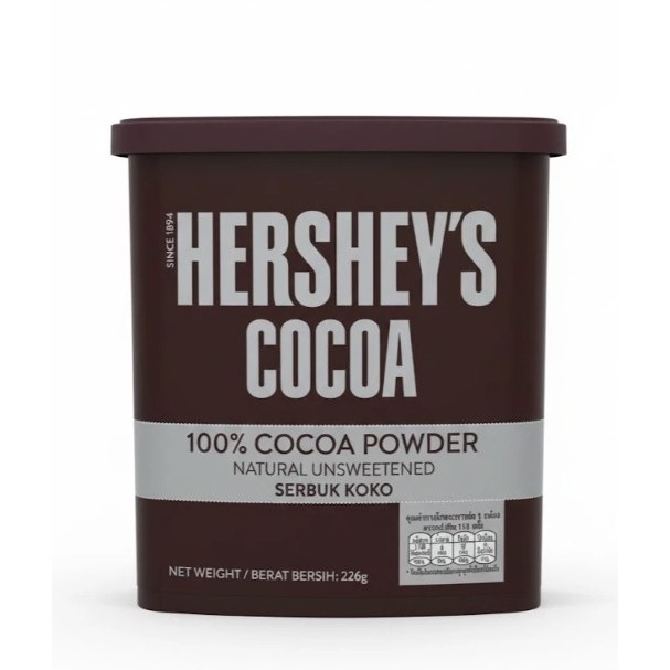Hershey's Special Dark Unsweetened Cocoa powder 226g (100% ORIGINAL NEW PACKING-MANUFACTURED IN MALAYSIA)