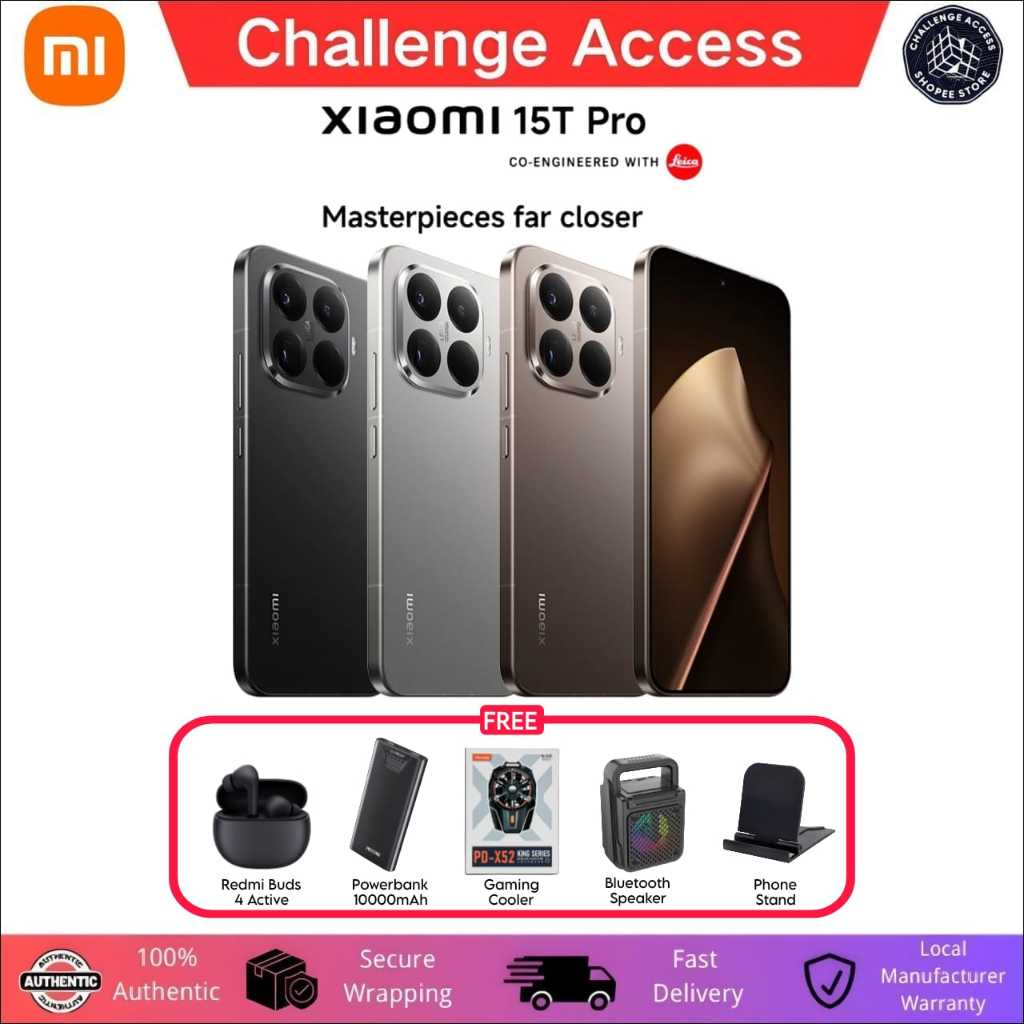 Xiaomi 15T Pro l Xiaomi 15T | Leica Triple Camera System l 6.83'' 1.5K AMOLED l IP68 l 5500mah l XIAOMI Malaysia