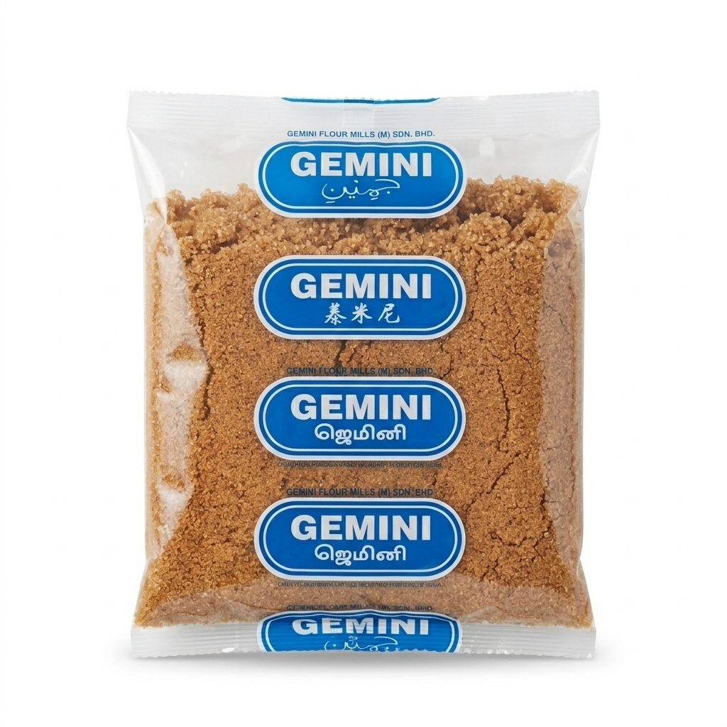 GEMINI BROWN SUGAR 200g/Gula Perang 200g/Karuppu Chini 200g/Premium/High Quality/Organik/Semula Jadi