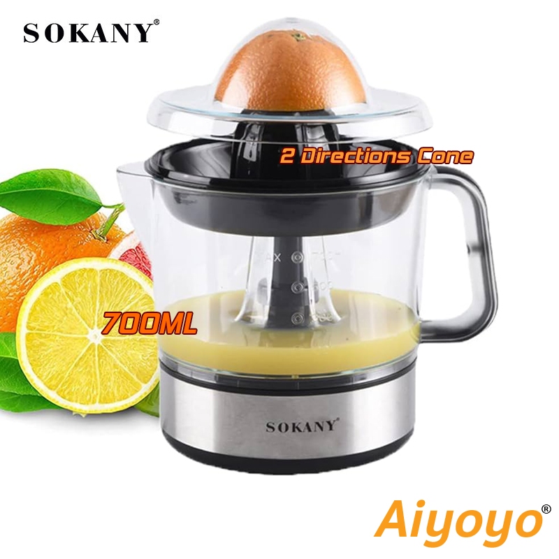 SOKANY Electric Citrus Juicer Orange Mesin Pemerah Limau Elektrik Juice Extractor Juice Squeezer