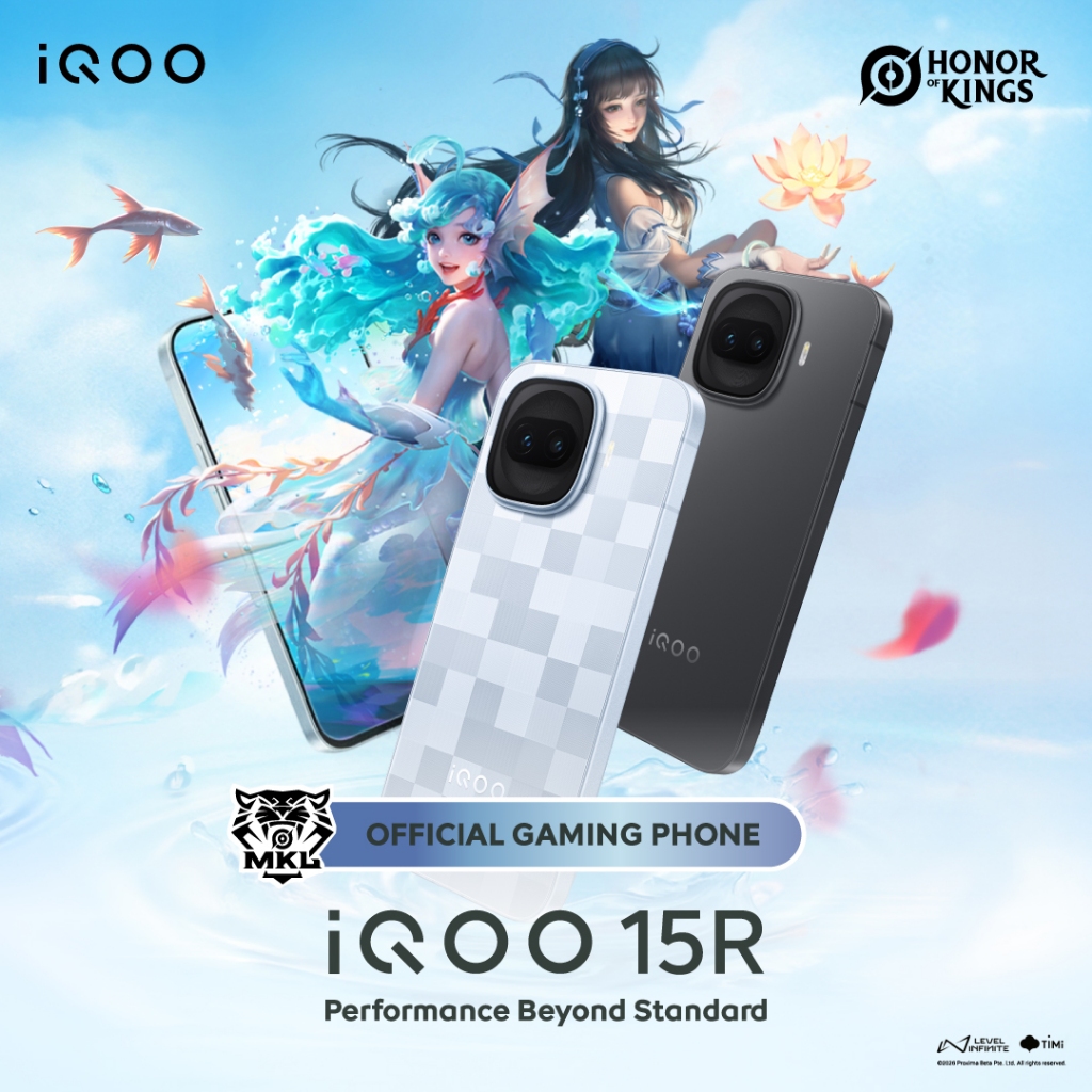 [Online Exclusive] iQOO 15R 5G (12+12)GB+256GB, SDM 8Gen5+Chip Q2, 1.5K 144Hz AMOLED, 7600 mAh 100w, 6.5K VC Cooling