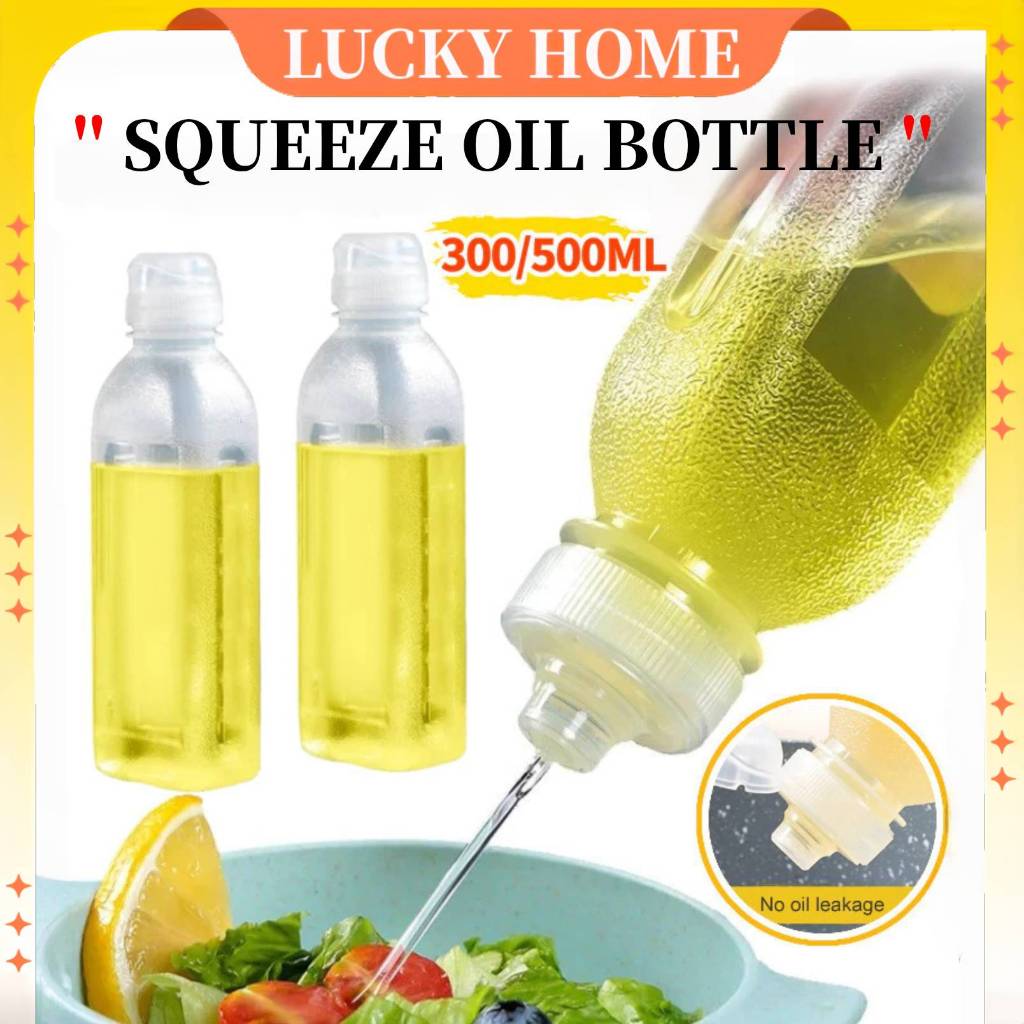 Kitchen Oil Bottles Plastic Seasoning Squeeze Bottle Ketchup Salad Sauce Olive Oil Dispenser Picnic BBQ Cooking Gadgets