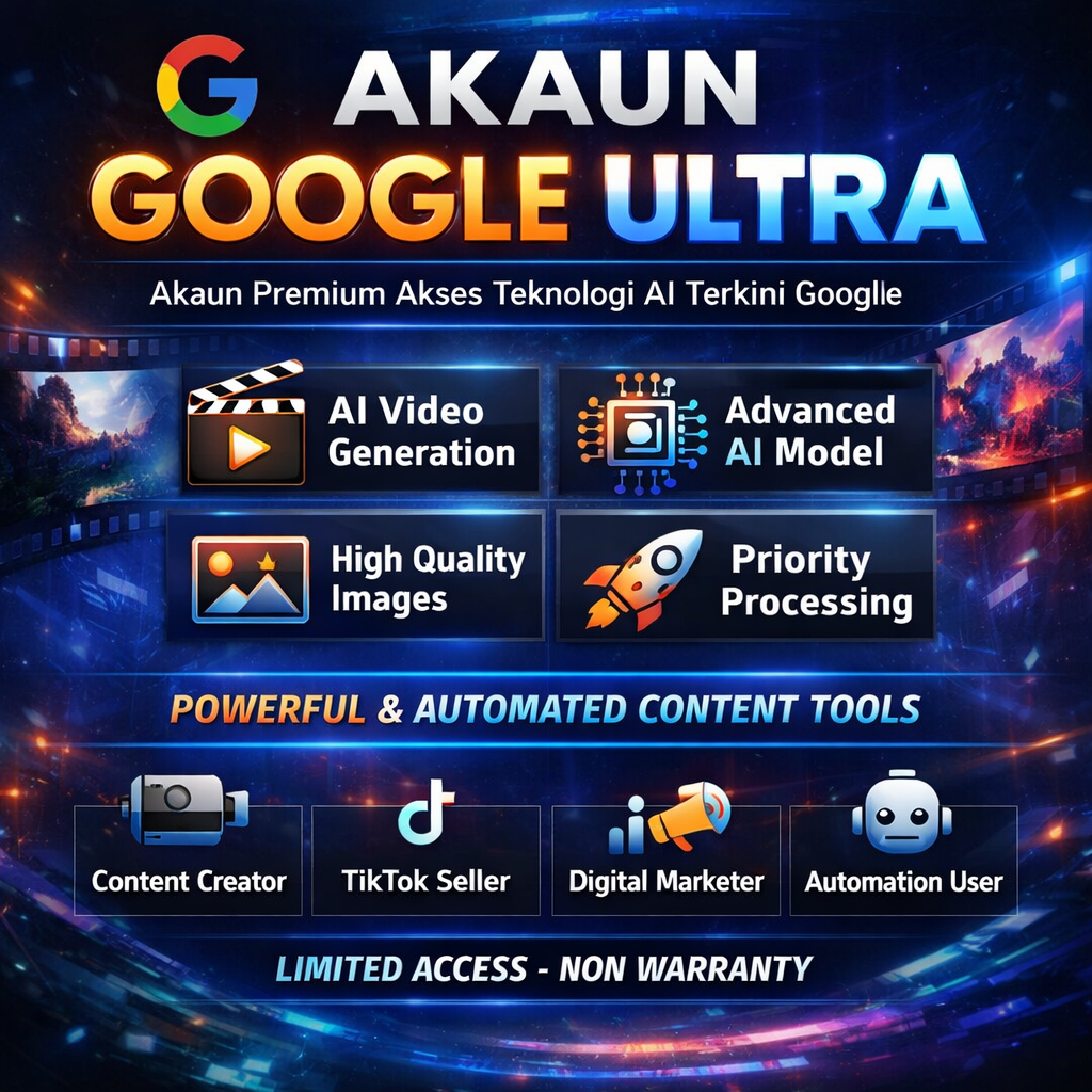 AKAUN GOOGLE ULTRA 25000 CREDITS