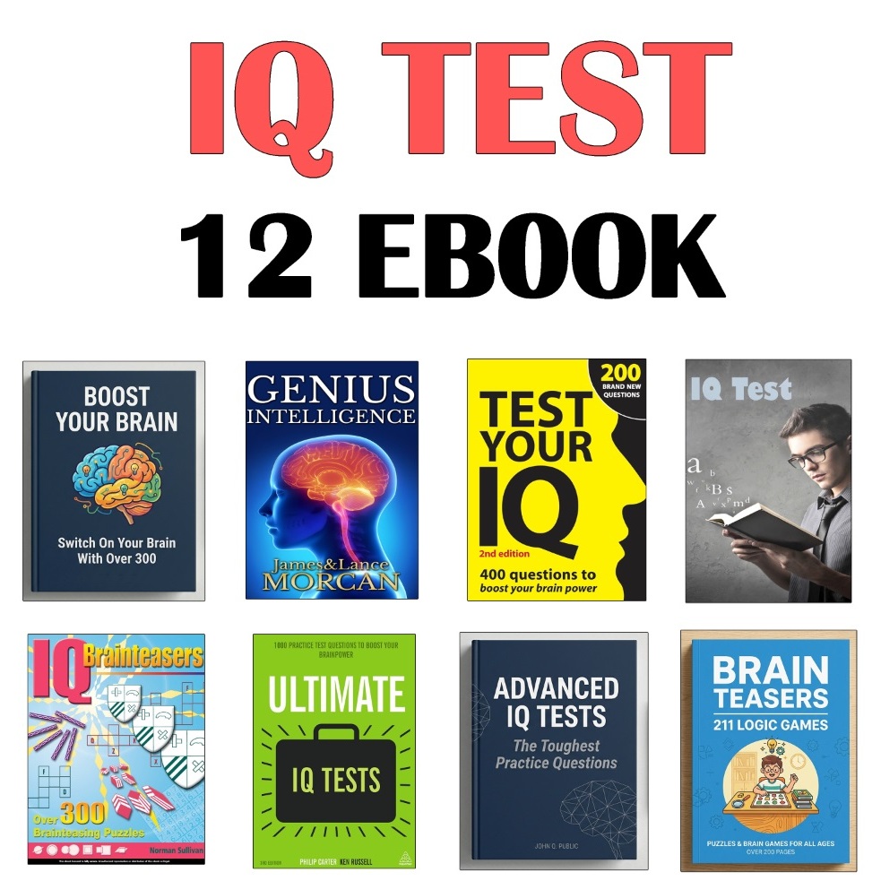Bundle 12 Ebook Untuk Tingkatkan IQ, Logic Thinking dan Mental Sharpness + Free Gift 1