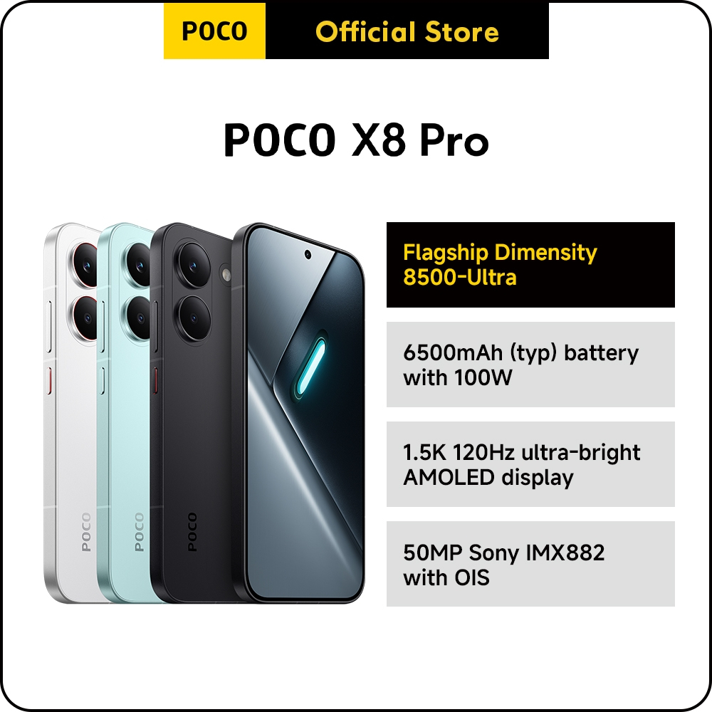 [NEW] POCO X8 Pro |Limited Iron Man Edition| Flagship Dimensity 8500-Ultra,6500mAh (typ) battery with 100W HyperCharge
