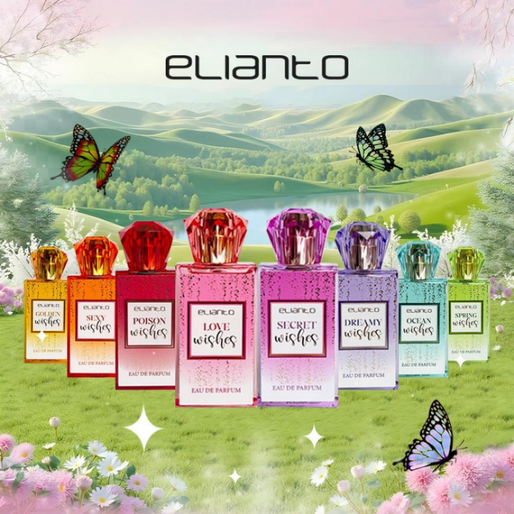 Elianto Wishes Eau De Parfum (Tahan Lama, Versatile scent for Day & Night Wear)