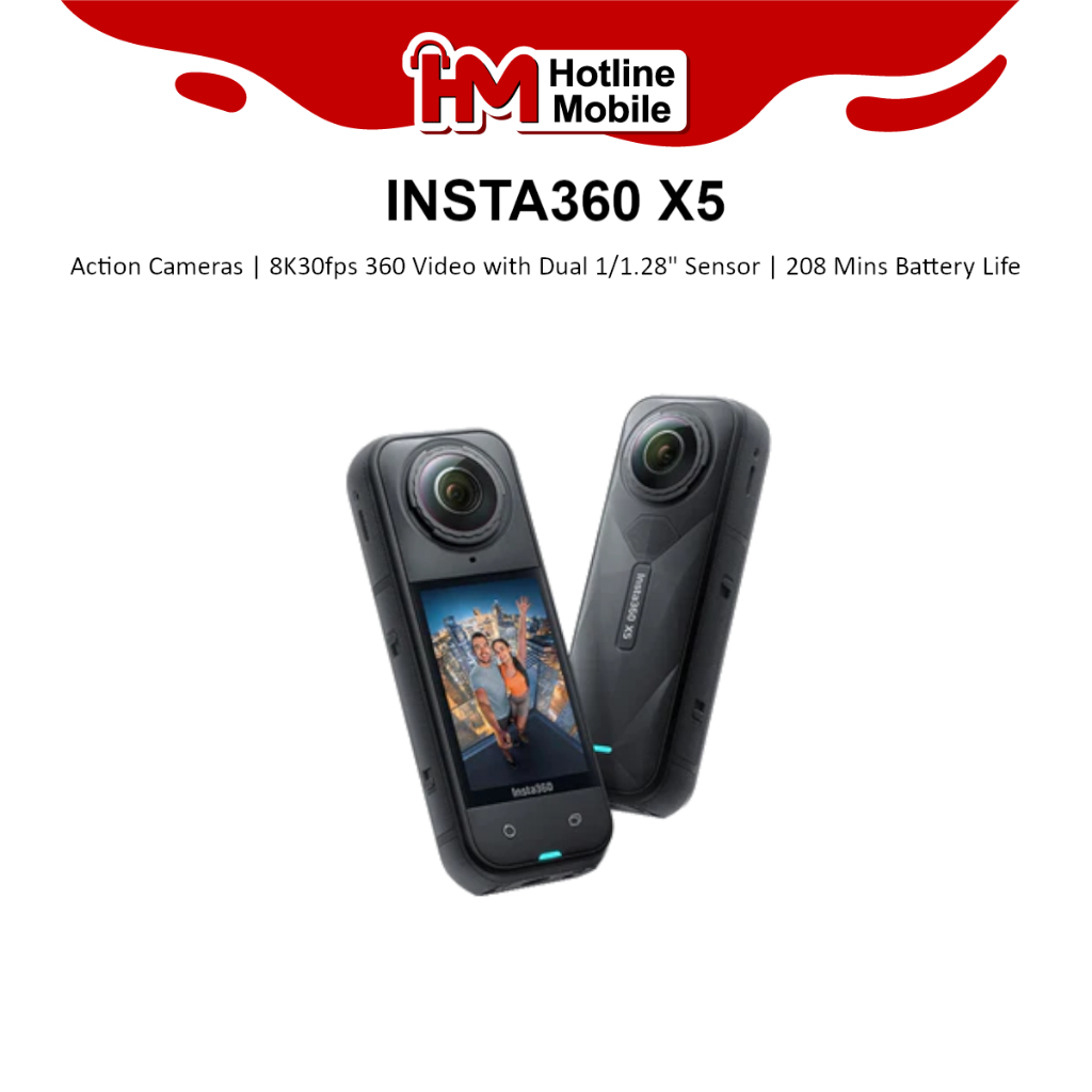Insta360 X5 Action Camera Starter Bundle
