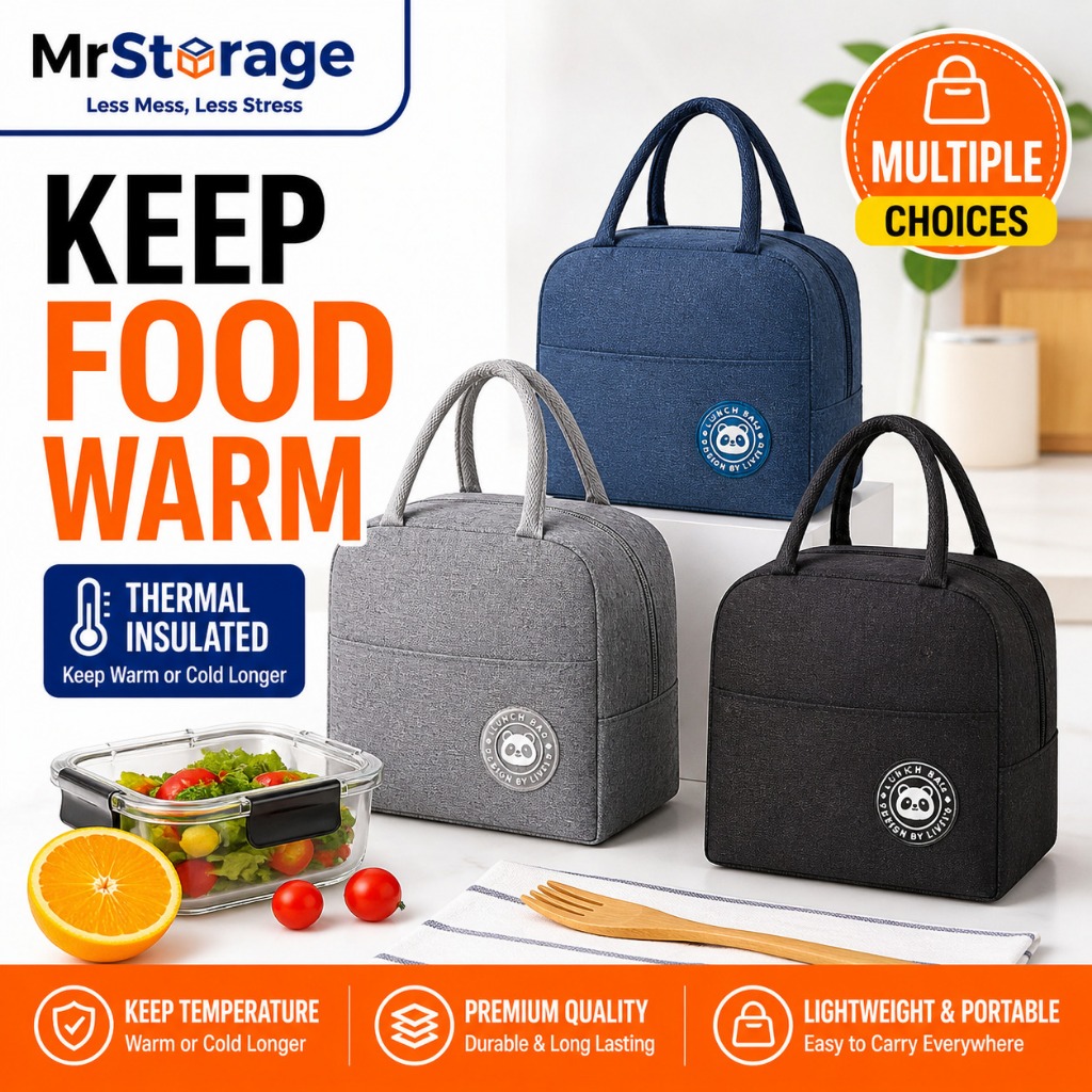 Lunch Bag Cartoon Portable Cooler Bag Lunch Box Bag Kitchen Storage Bag Student Budak Kanak