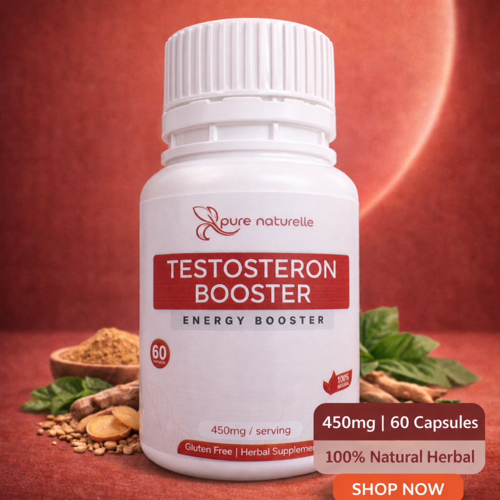 Testosteron Booster (Tongkat ali + Ubi jaga + Ginseng) Kapsul 100% Halal Bahan Semulajadi