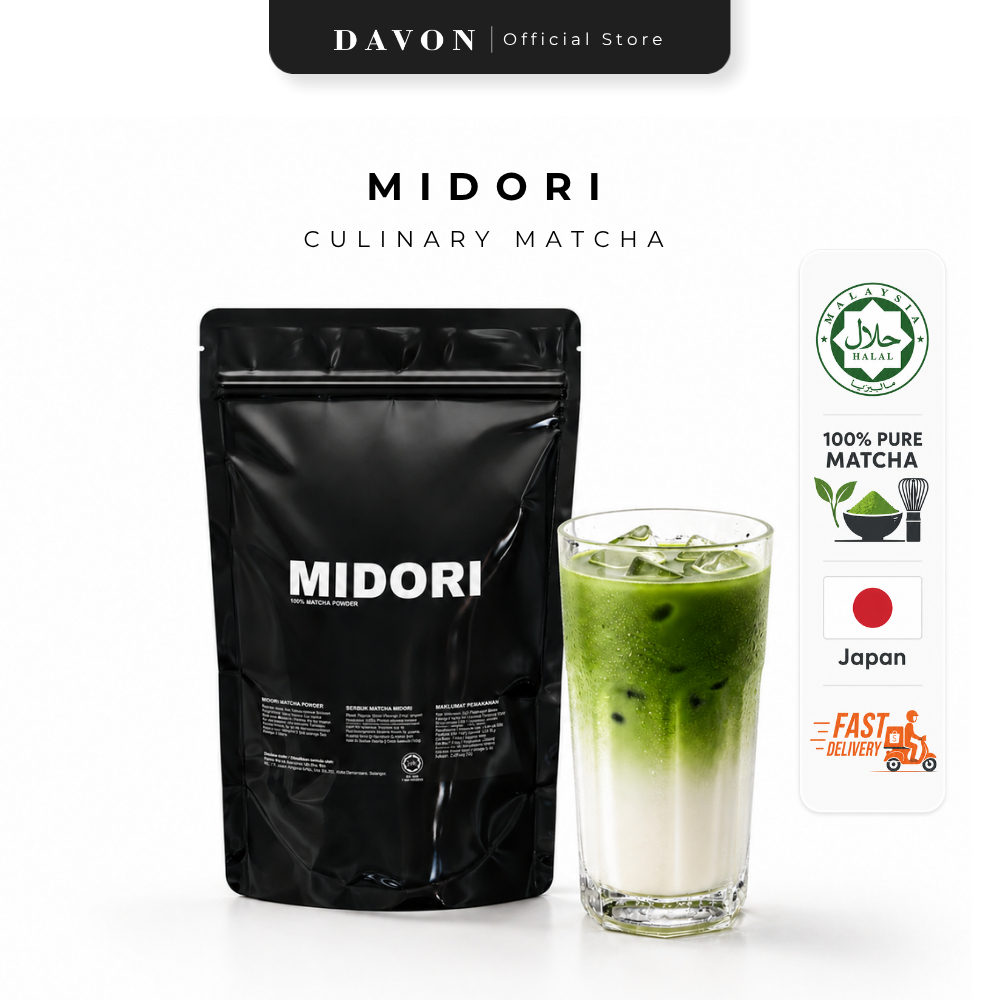 Davon - Matcha Midori 100% Japanese Matcha Powder 100g