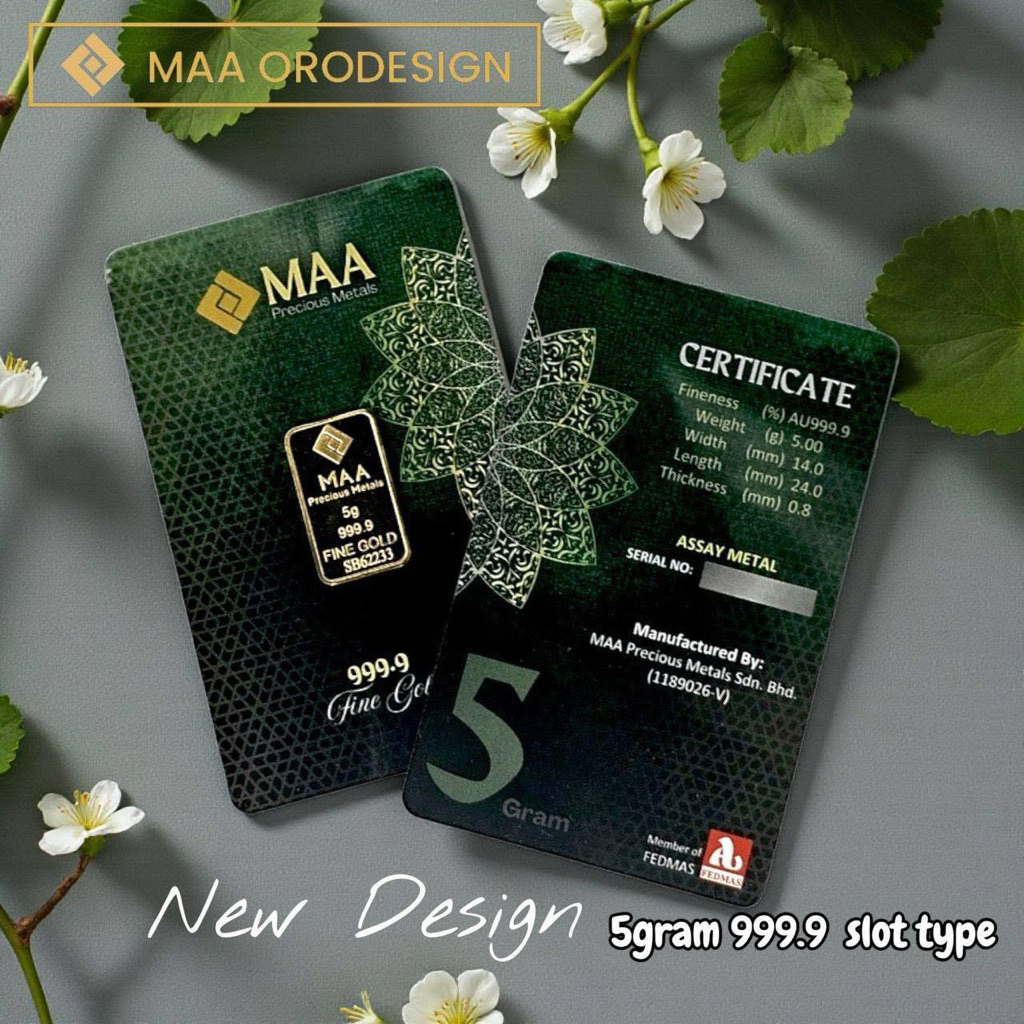 goldbar 5g MAA new AU 999.9