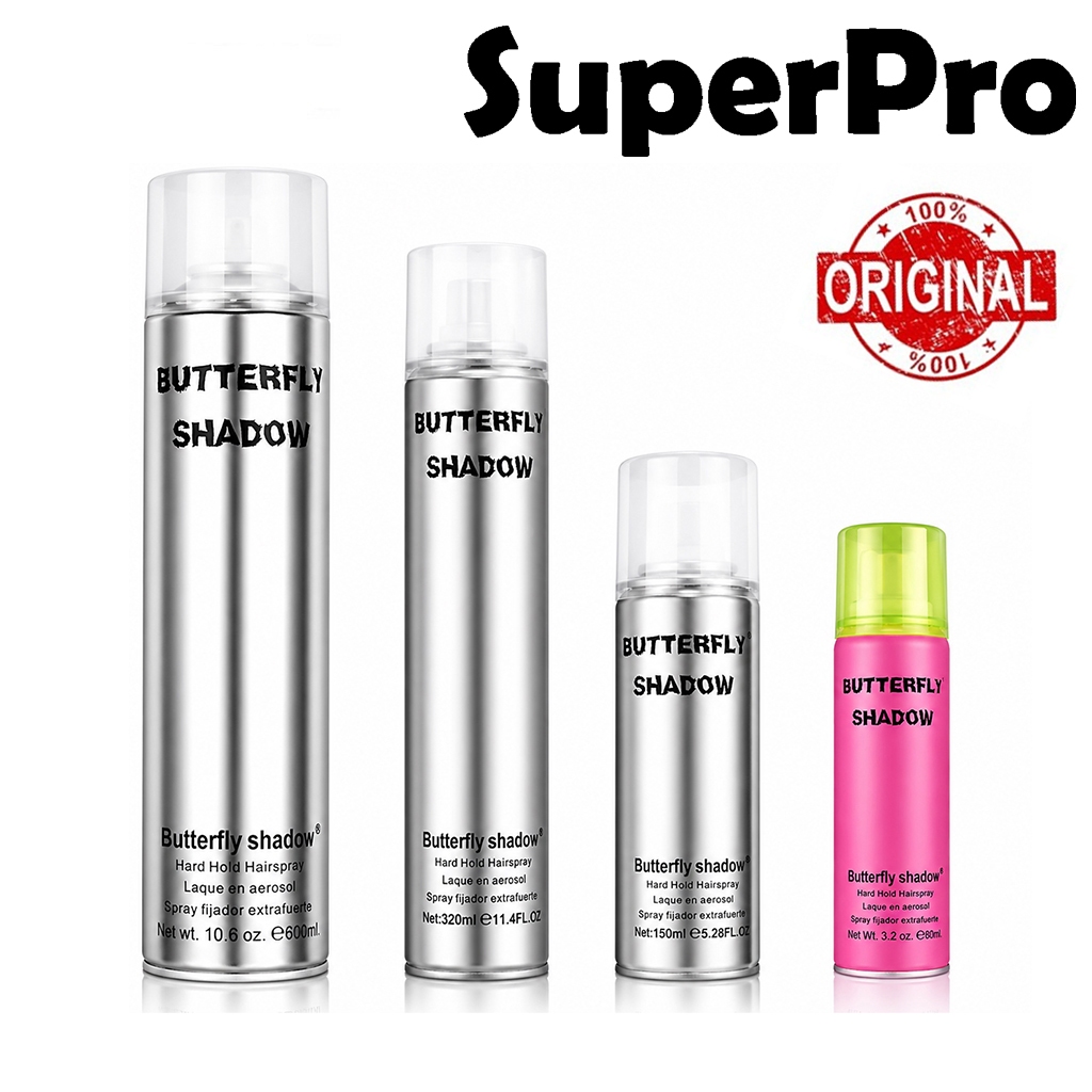 Butterfly Shadow Hair Spray 100% original (600ML/ 320ML/ 150ML/ 80ML)