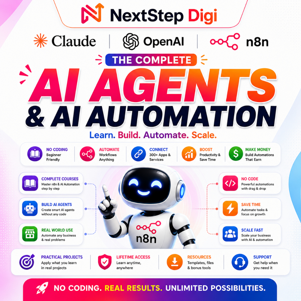 (Course) The Complete AI Agents & AI Automation Course - n8n | AI Automations as a complete beginner with no-code