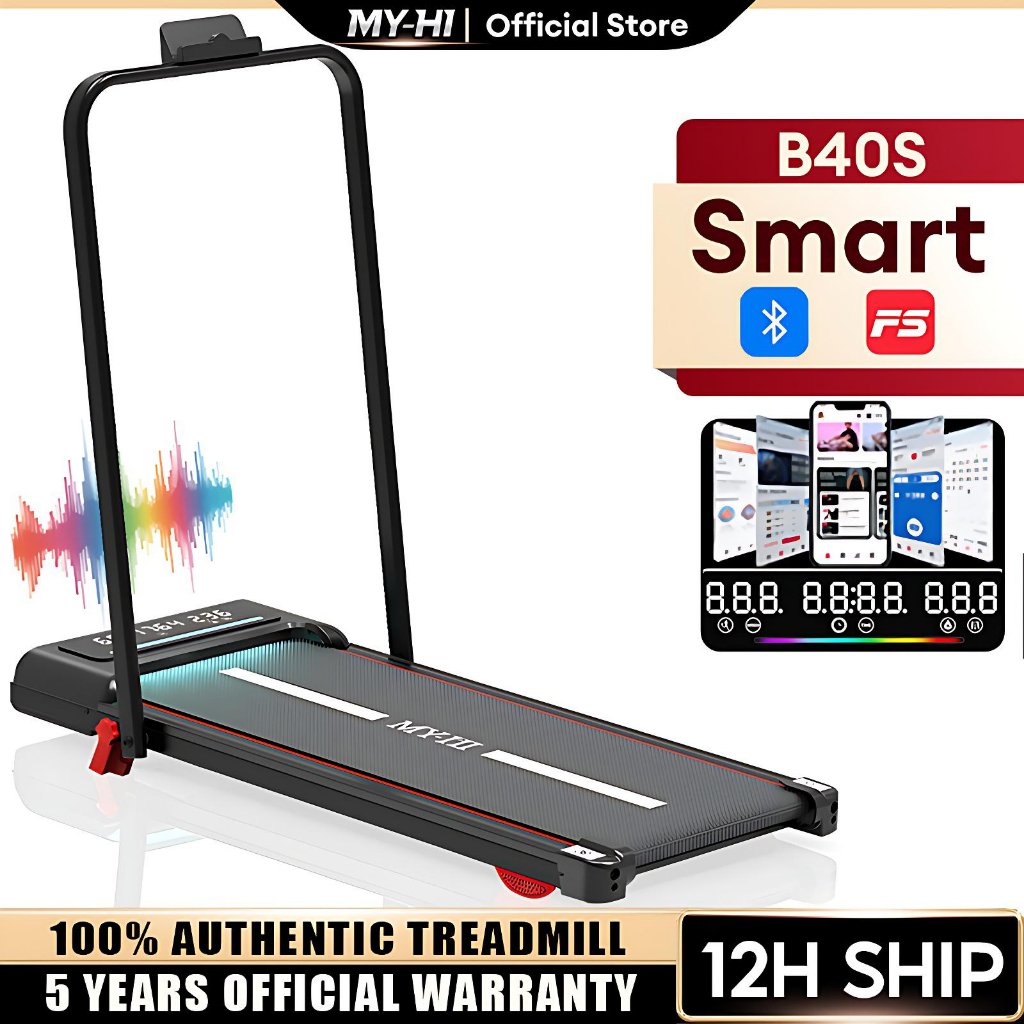 MY-HI Walking pad foldable treadmill incline Home Indoor Multifunctional Gym Equipment smart B40