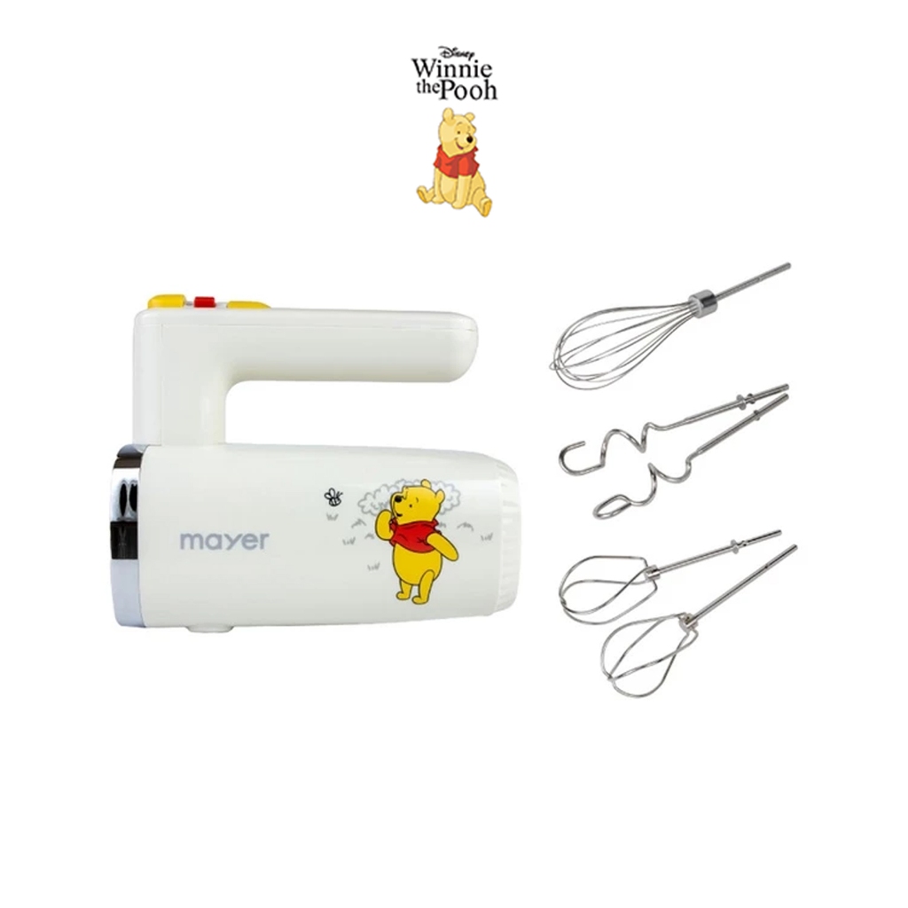 Disney Winnie The Pooh Mayer Electric Hand Mixer Pengadun Tangan Elektrik Mesin Baking Kitchen Appliances Home & Living