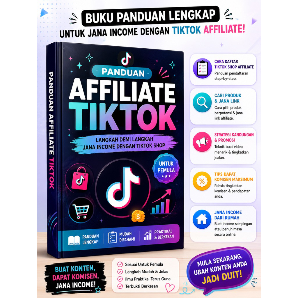 EBOOK PANDUAN ASAS TIK TOK AFFILIATE