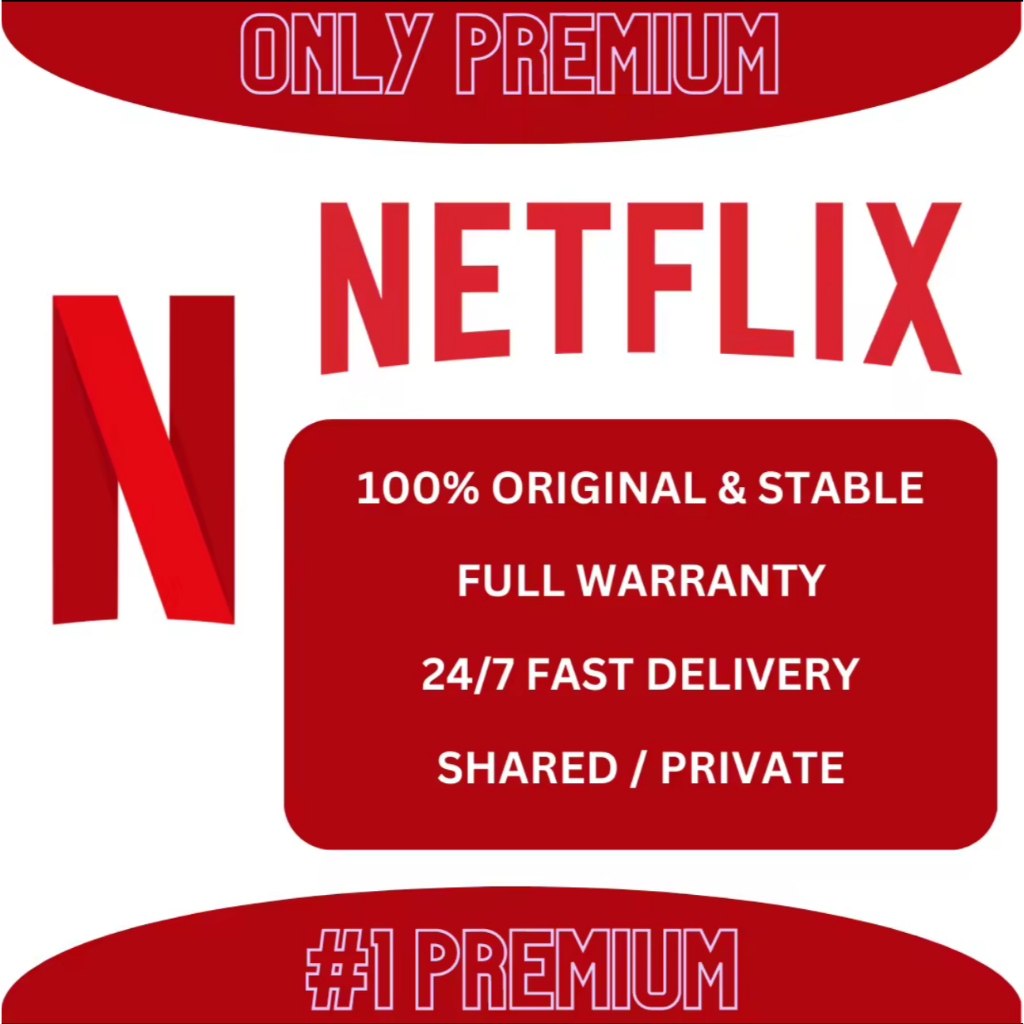 NETFLIX Account 4K FIix Account Premium Plan Neflix Murah Hebat