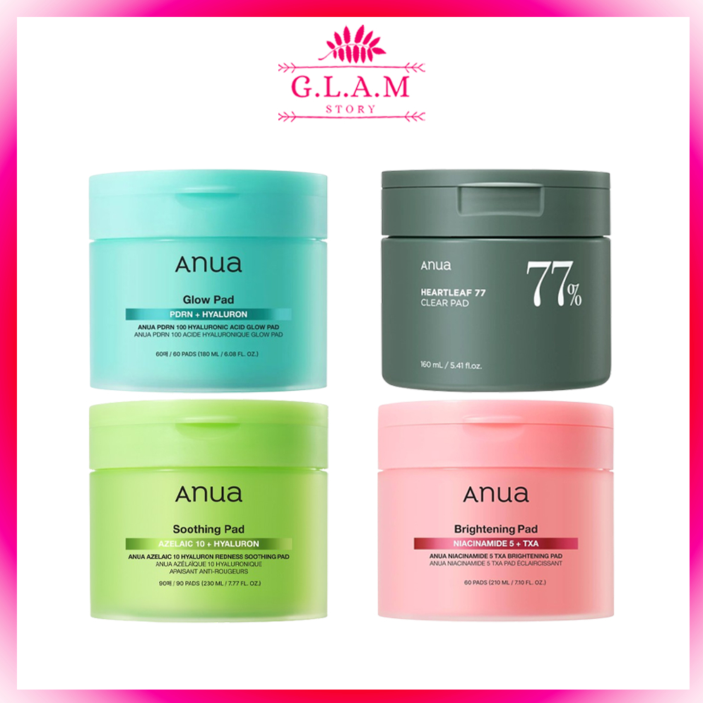 ANUA TXA Brightening Pad 210ml / Heartleaf Clear Pad 160ml / PDRN Pad 180ml / Azelaic Pad 230ml