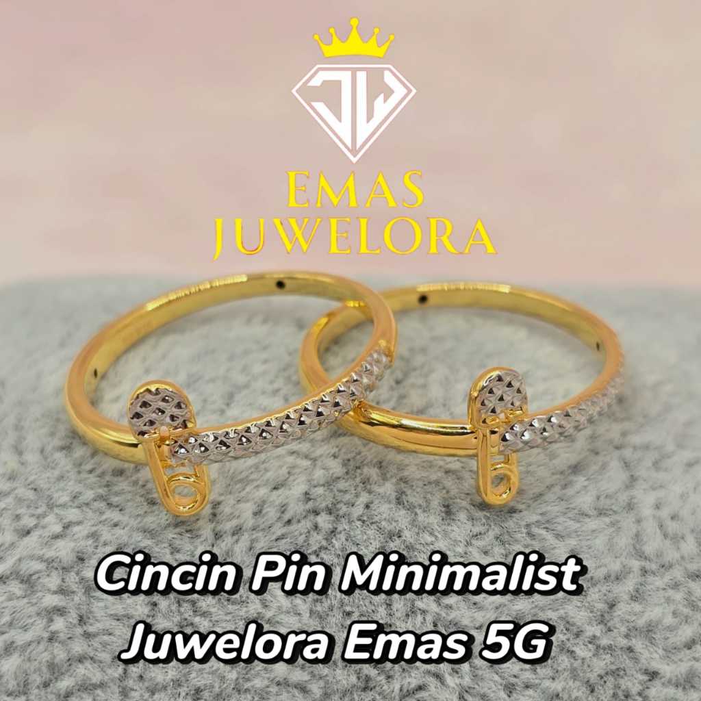 Juwelora Emas 916 3L I Cincin Pin Minimalist I Safety Pin I Emas 916 #emasbajet #emas916 #emasmalaysia