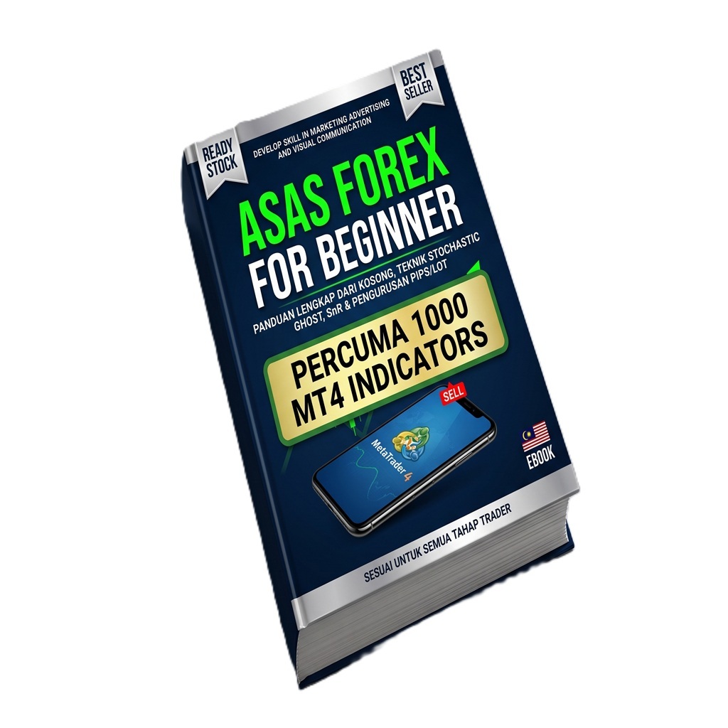 [eBook] Buku Panduan Asas Forex Pemula + PERCUMA 1,000 MT4 INDICATORS: Teknik Swings, Scalping, SnR