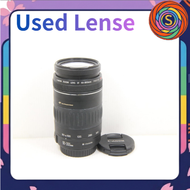 【Secondhand】Canon EF 90-300mm F4.5-5.6 USM Zoom Telephoto Lens EF Mount Full Frame used pre-loved