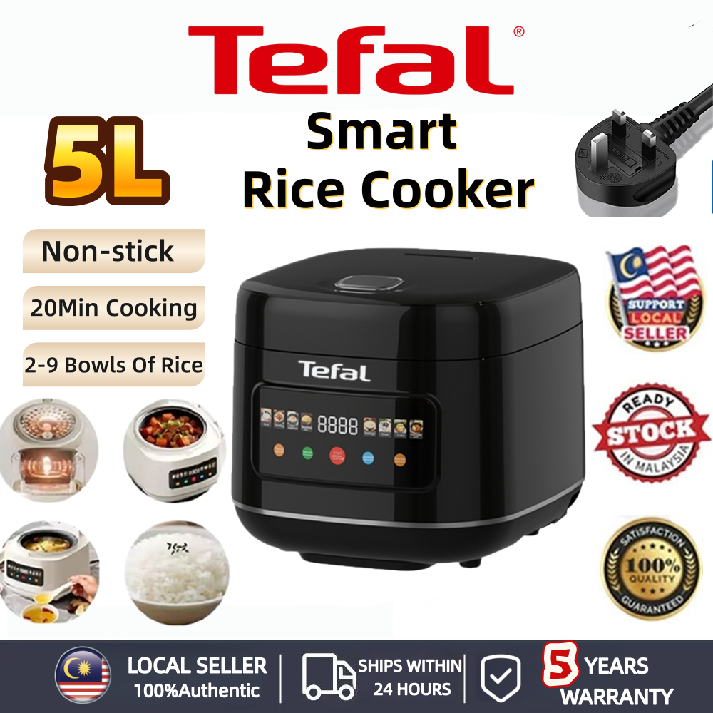 Tefal 5L Low Sugar Rice Cooker (Healthier Low-GI & Non-Stick)