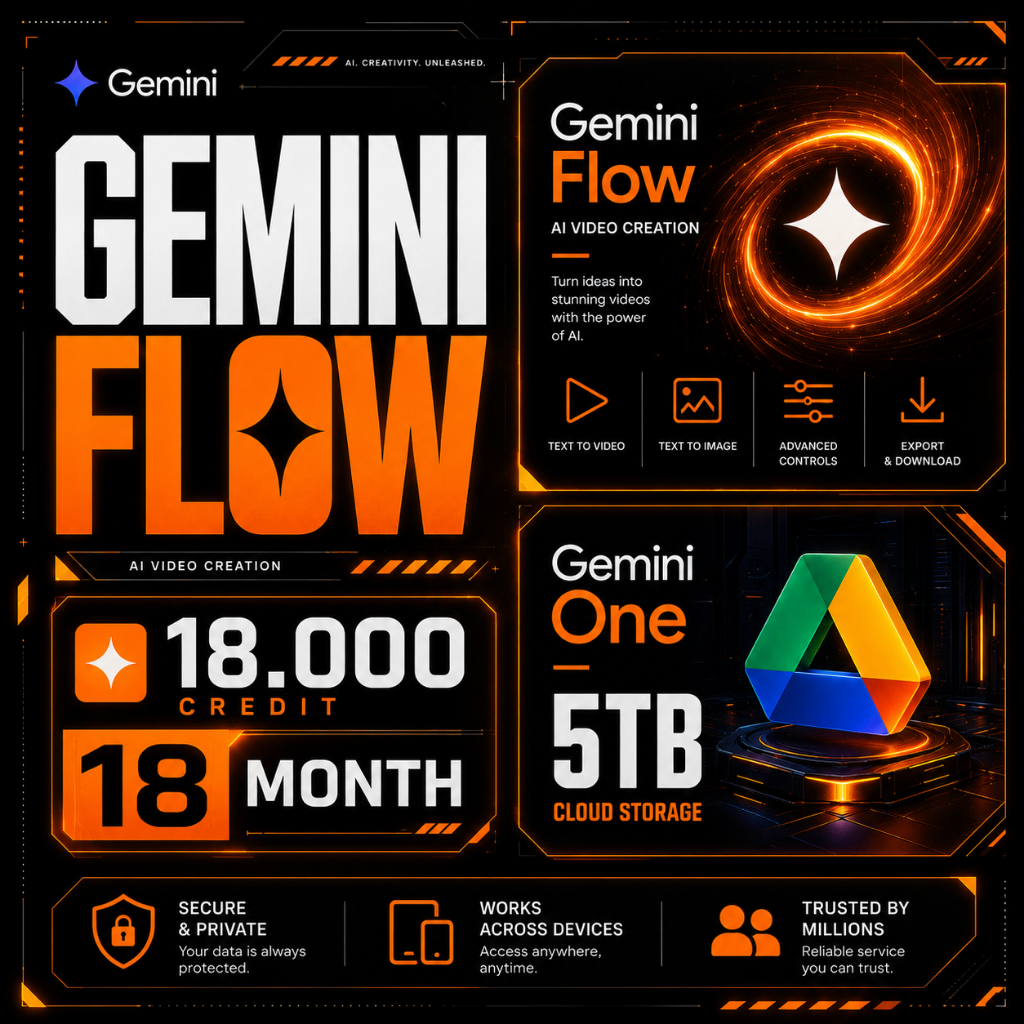Google Gemini Pro 18 Months Flow AI | Use Your Own Email