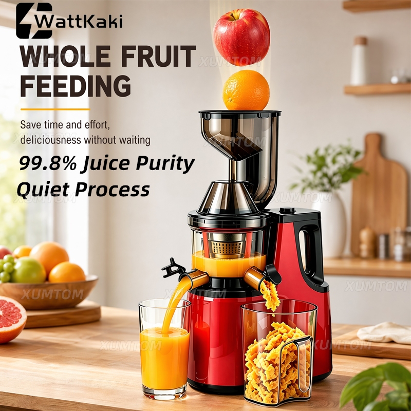 【3-in-1 Big Mouth Cold Press Slow Juicer】600W Fruit & Vegetable Juicer Extractor Blender/Soy Milk/Cendol Maker Mesin Jus