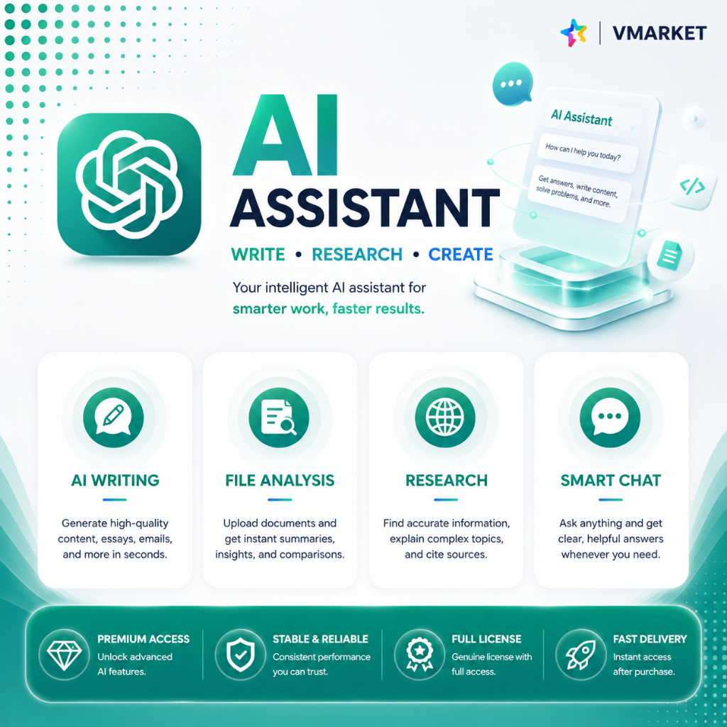 [FAST]ChatGPT Plus Premium | Turbo GPT-5 5.5 Vision | Unlock AI for Smart