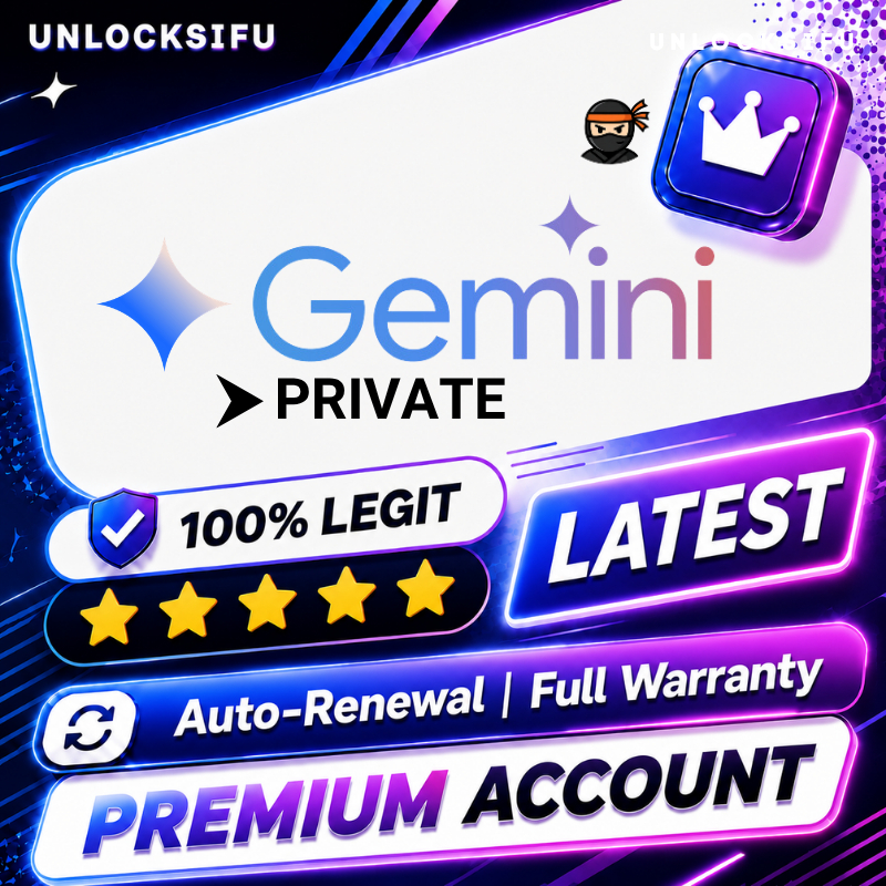 Gemini Pro Private Account | Google AI Access | Instant Delivery | Full Warranty |