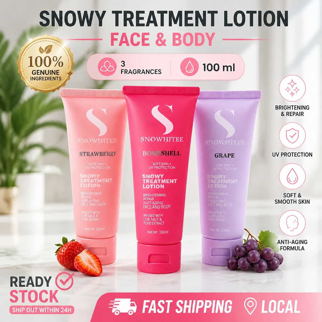 [Ready Stock] SNOWHITEE Susu Unta Treatment Lotion Moisturiser Relieve Eczema Dry Skin Exfoliate Dead Skin Body Lotion