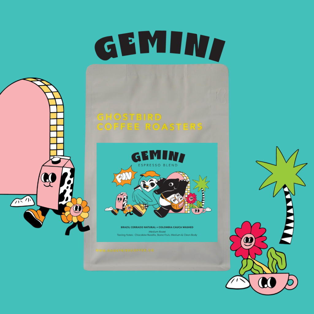 Gemini Espresso Blend🦉 GHOSTBIRD COFFEE (freshly roast)CoffeeBeanArabicaEspresso Coffee Biji Kopi 咖啡