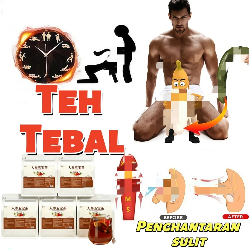 [Stamina Berpanjangan] Treasures 5 Ginseng Tea, Daya Tahan Luar Biasa, Hadapi Aktiviti Intensif, Tanpa Cepat Lesu