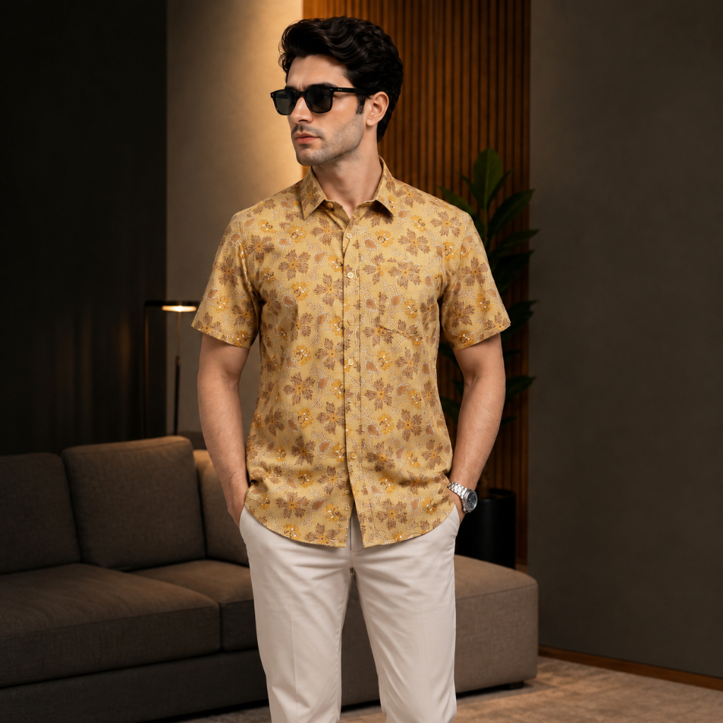 Baju Batik Modern Slim Fit Series [6] Short Sleeve