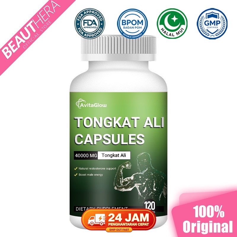 Tongkat Ali 40000mg 120 Caps Maca Horny Goat Weed Ginseng Male Vitality Energy
