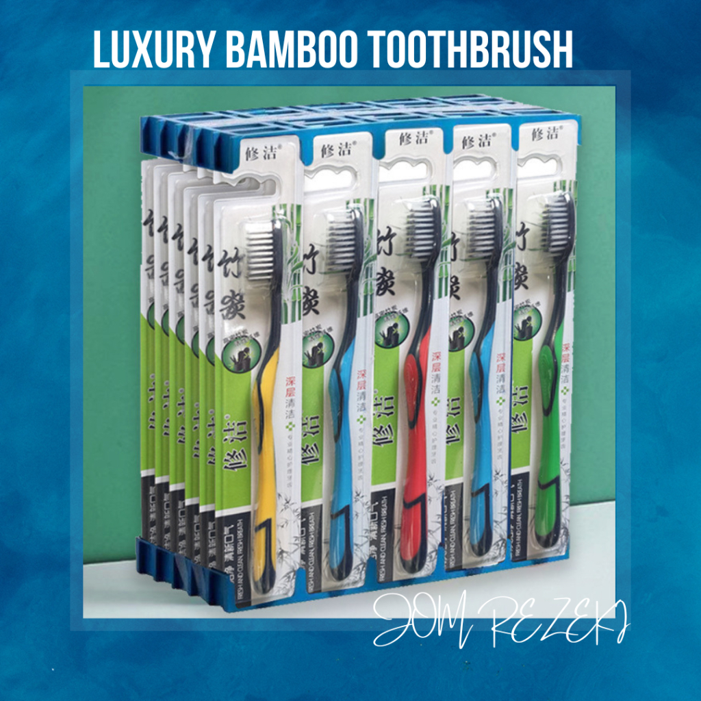 BORONG JOM Suit Toothbrush soft bamboo charcoal adult cleancare gums fine hair home unisex Healthy Teeth Cleaning Brushe