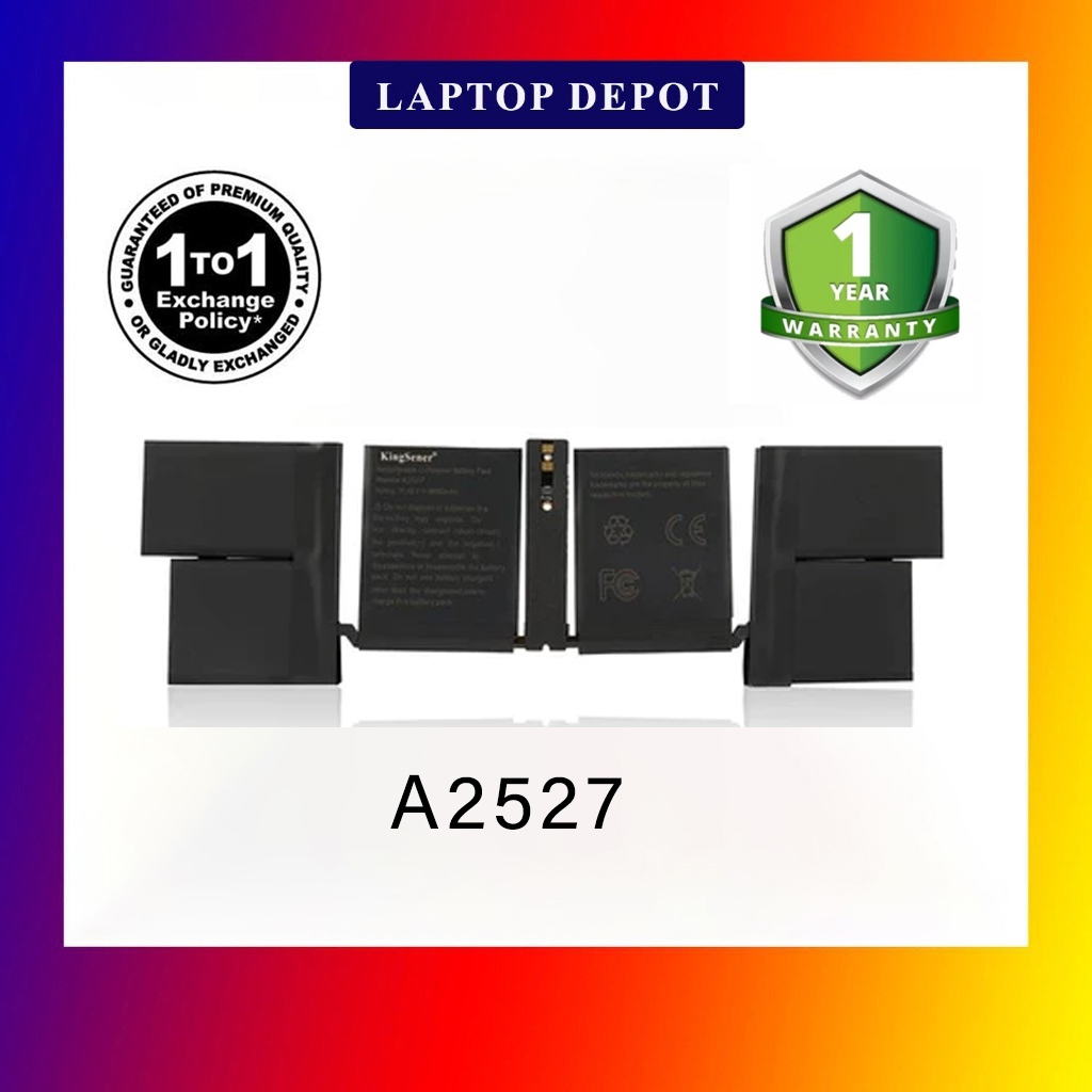 A2527 Laptop Battery for Apple MacBook Pro 16" (Late 2021) A2485 EMC3651 MK1E3LL/A MK183LL/A MK1F3LL