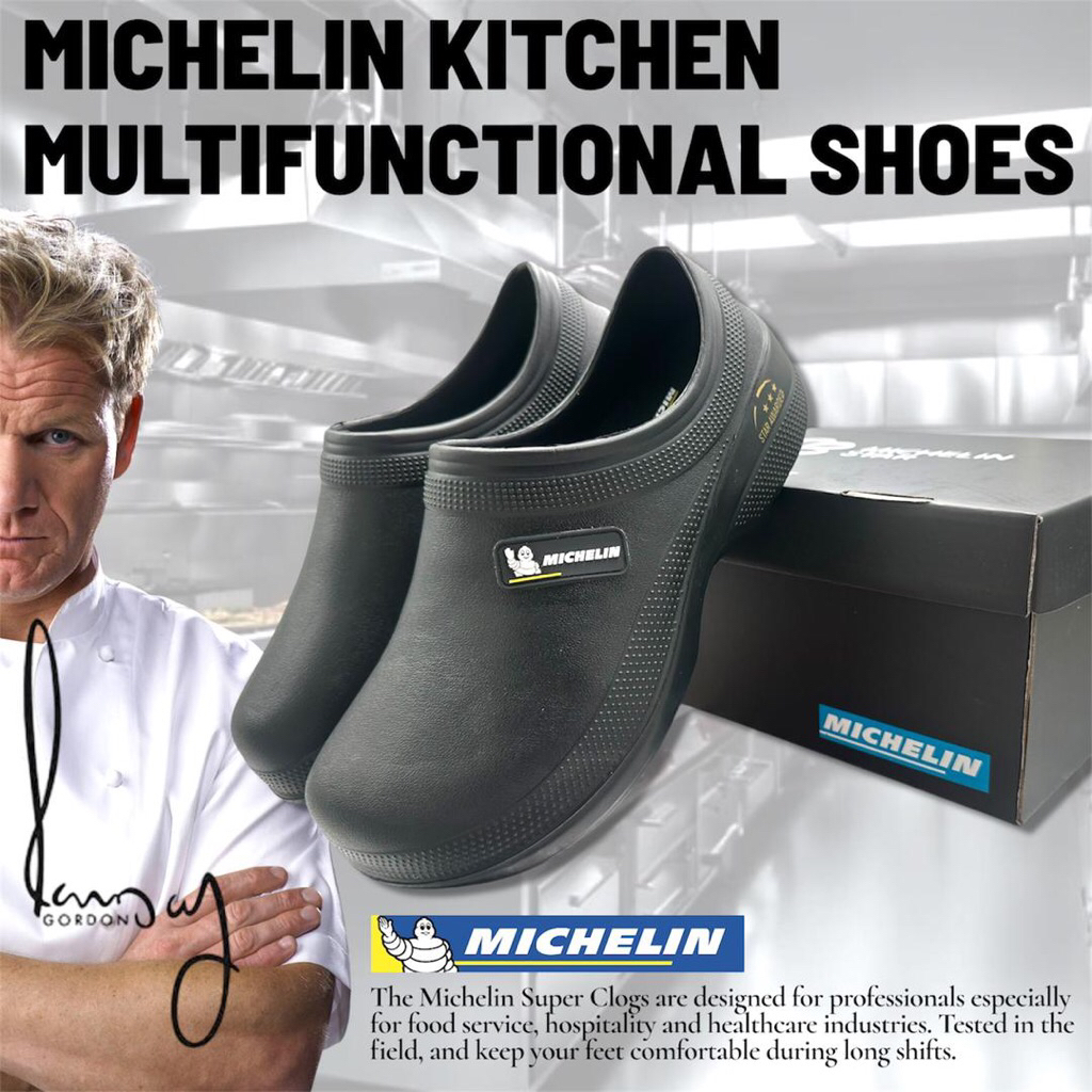 Best Professional Superlative Surgical Arch Support Clog Shoes Antiskid Waterproof Chef Kitchen Shoes Kasut Crocs Dapur