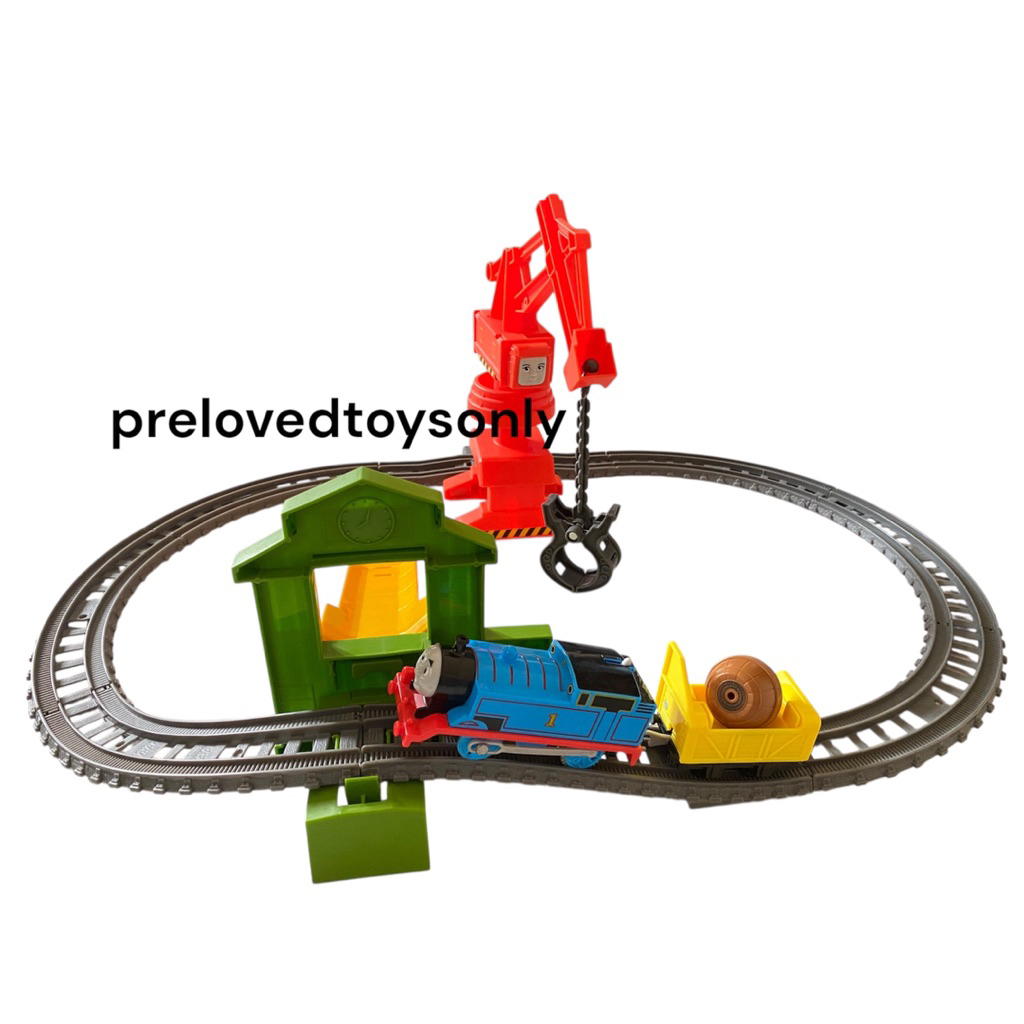 Thomas And Friends trackmaster cassia crane & cargo preloved